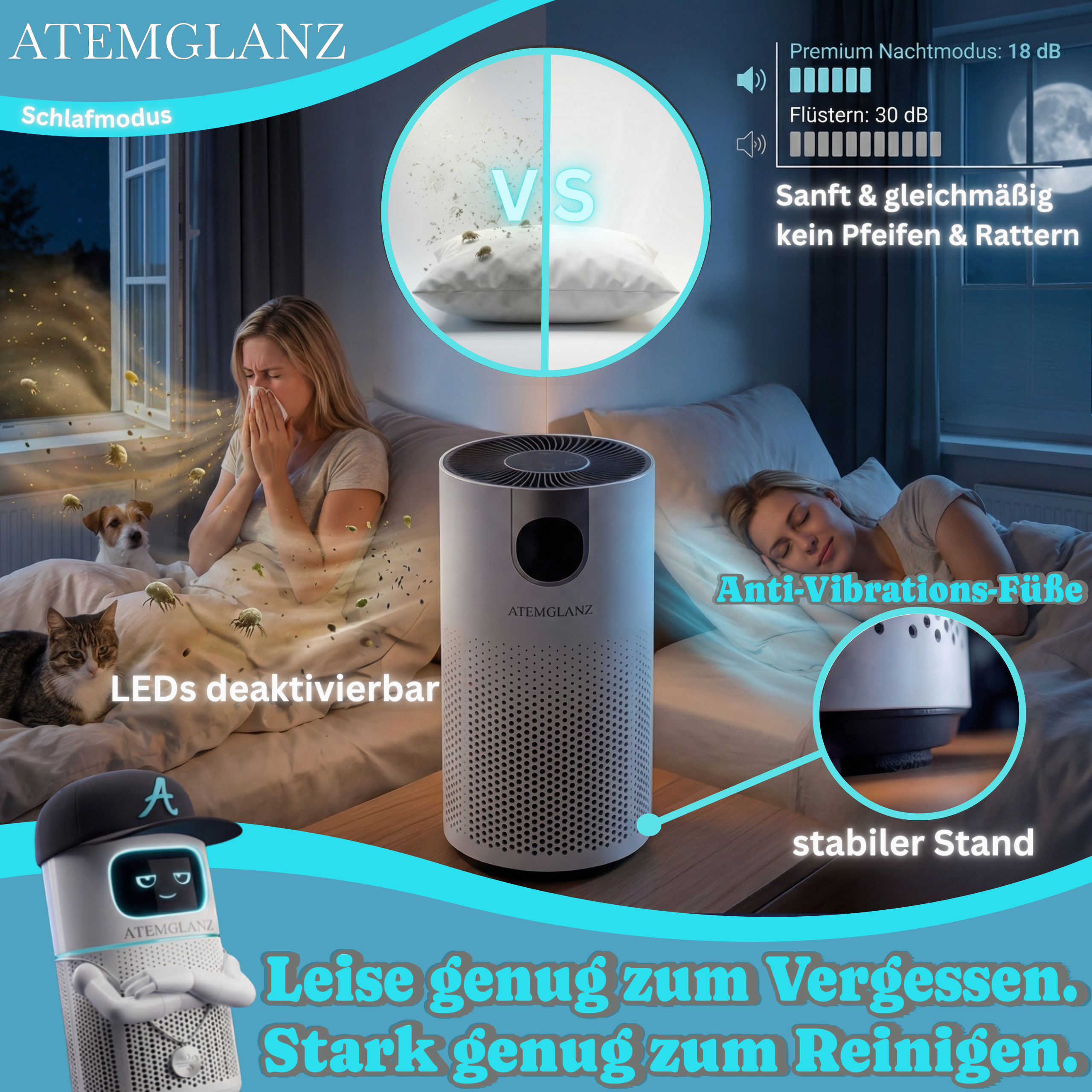 Atemglanz Pura Luftreiniger