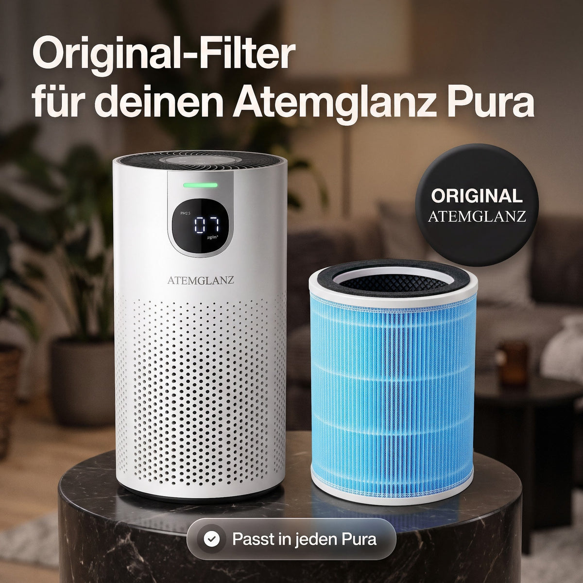 Original-Filter für deinen Atemglanz Pura