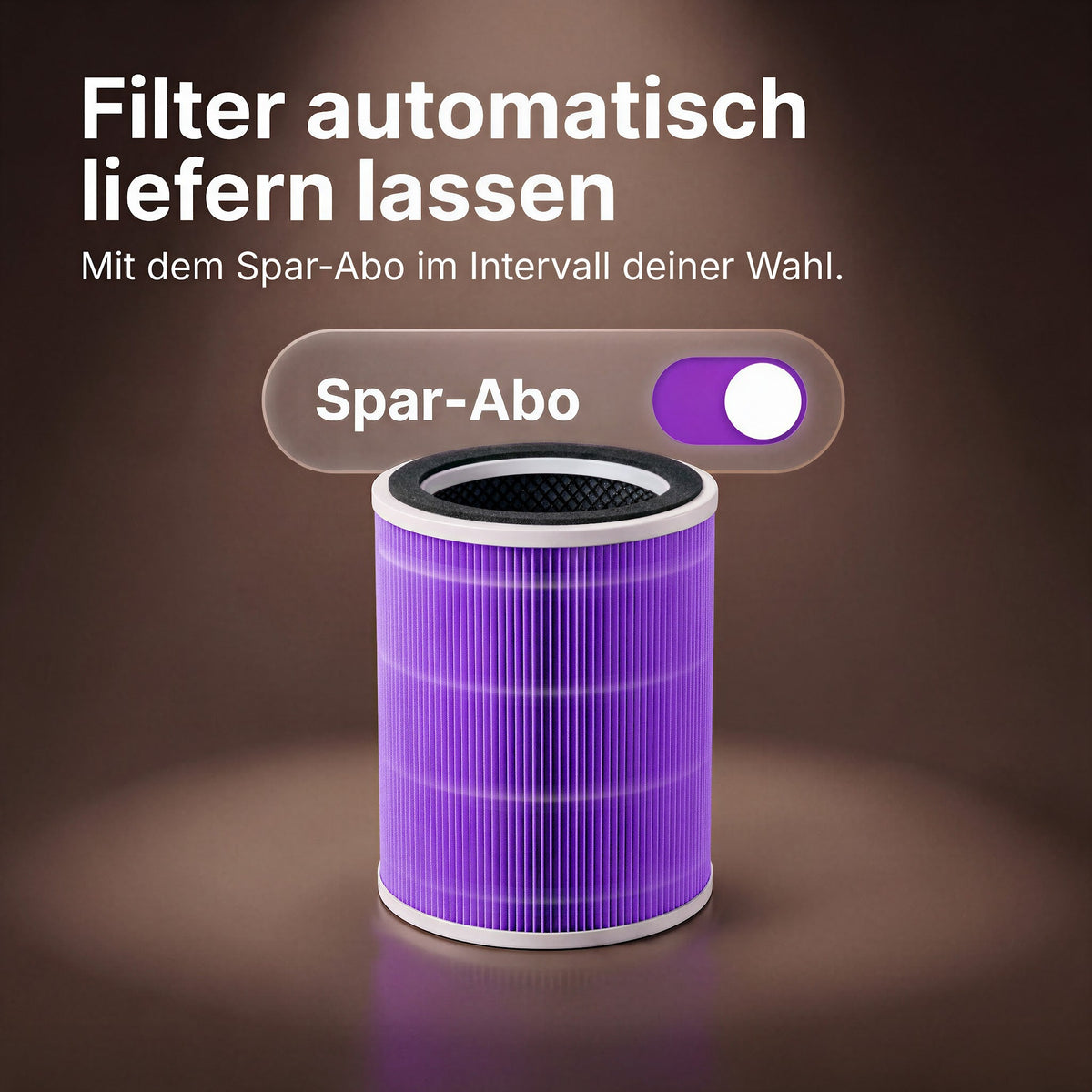 Filter automatisch liefern lassen mit dem Spar-Abo